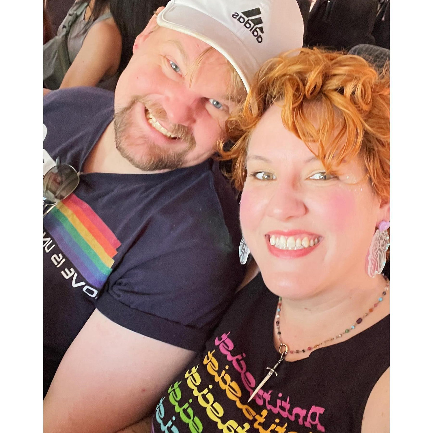 We finally got to go to Pride together in 2023