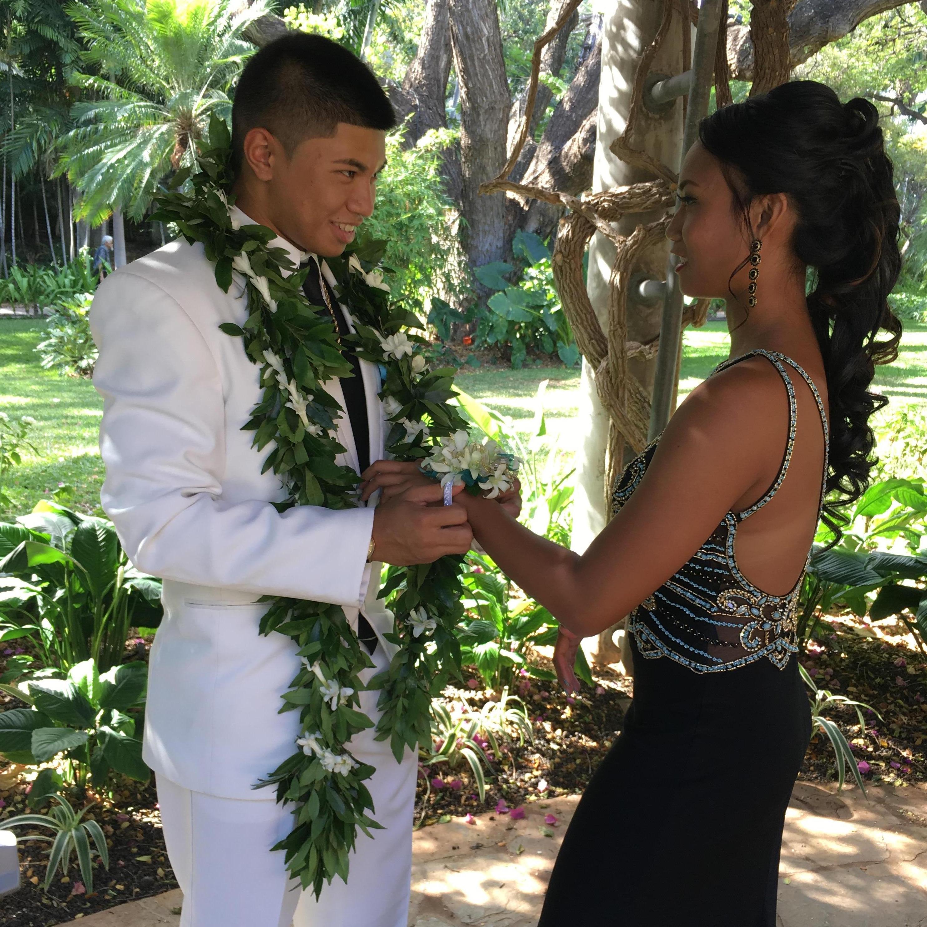 Sr. prom, April 2016.