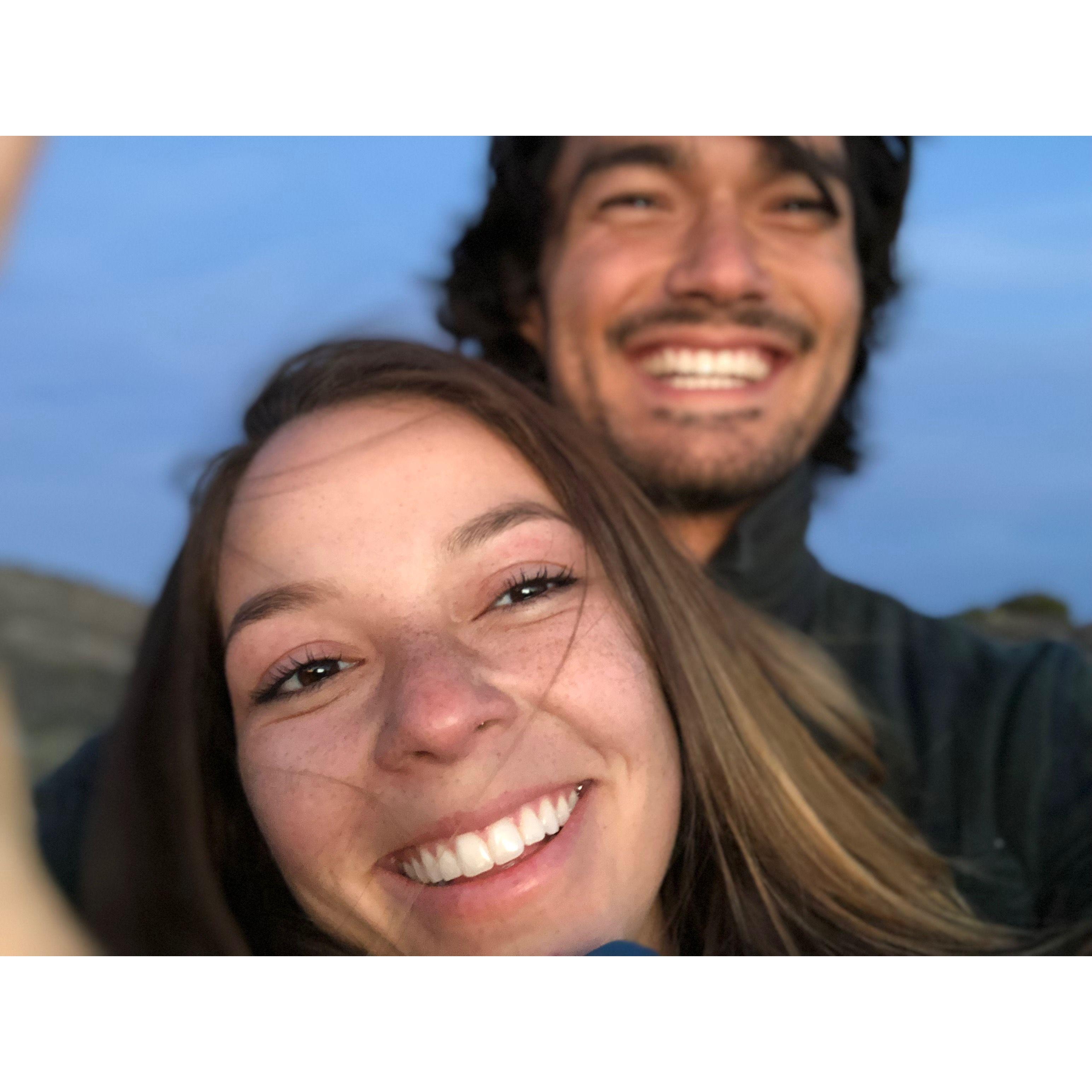 First camping trip together in Joshua Tree