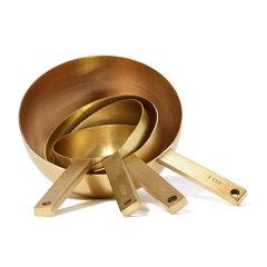 Gold Measuring Cups, Set of 4