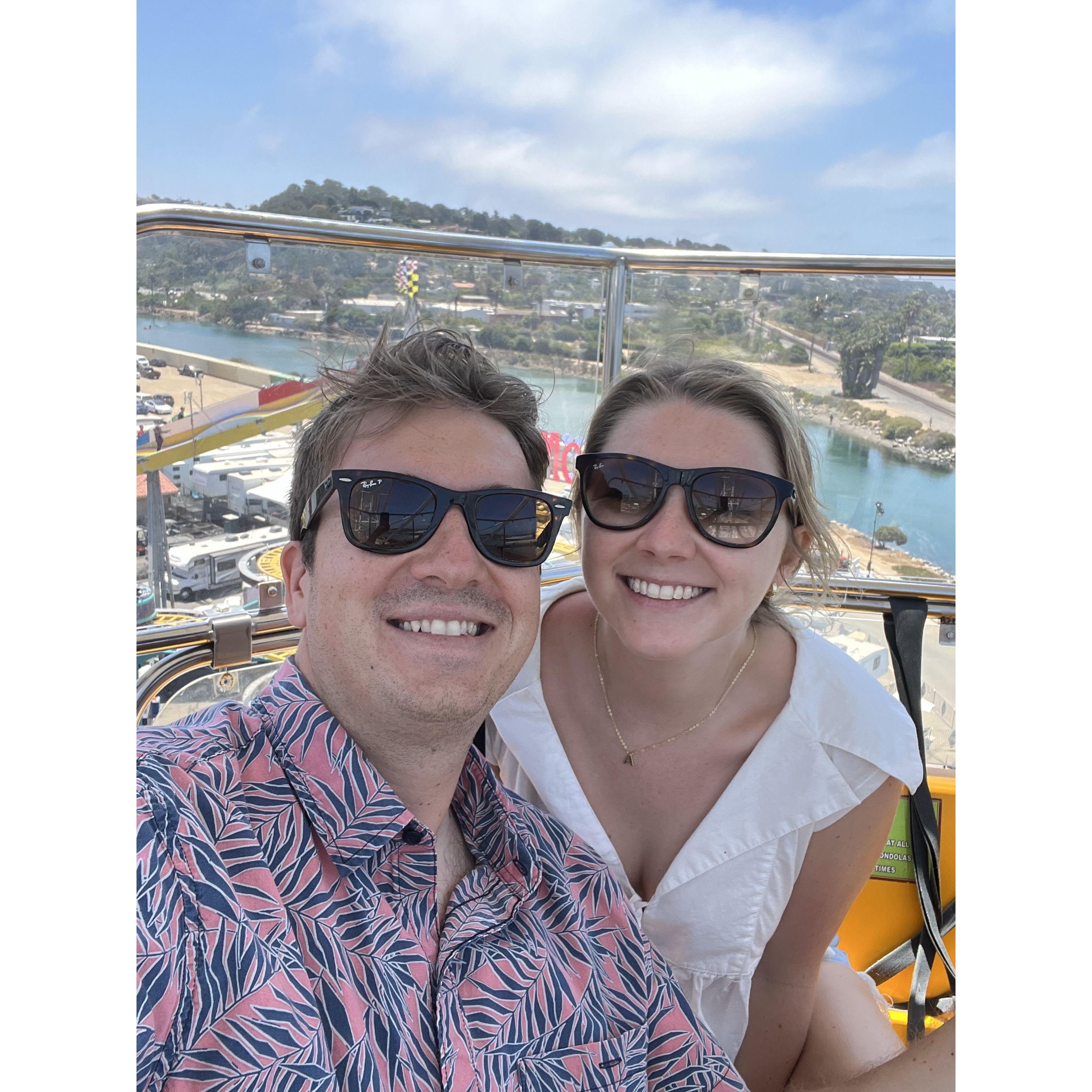 ferris wheel at the san diego fair!