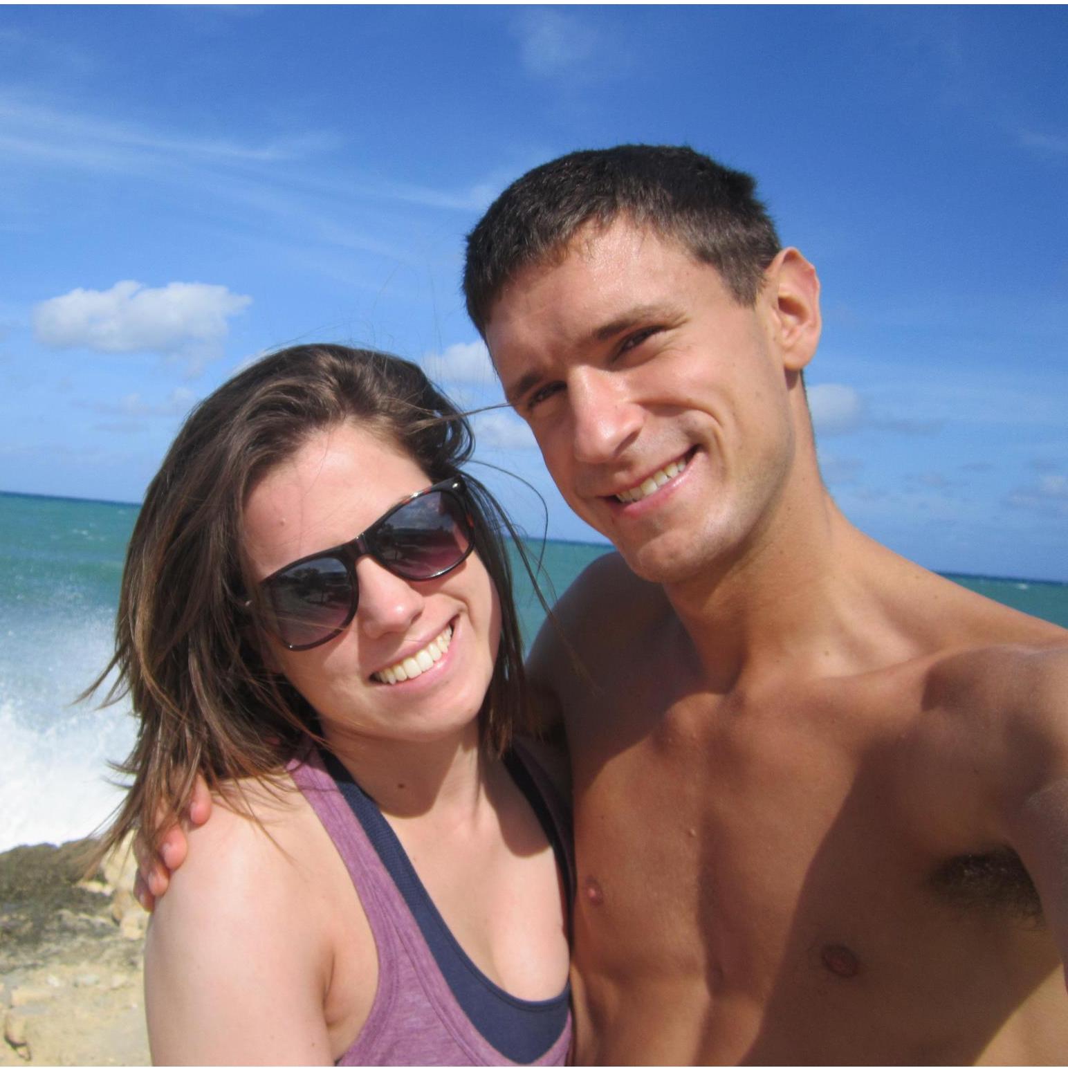 Our first vacation together in Jamaica