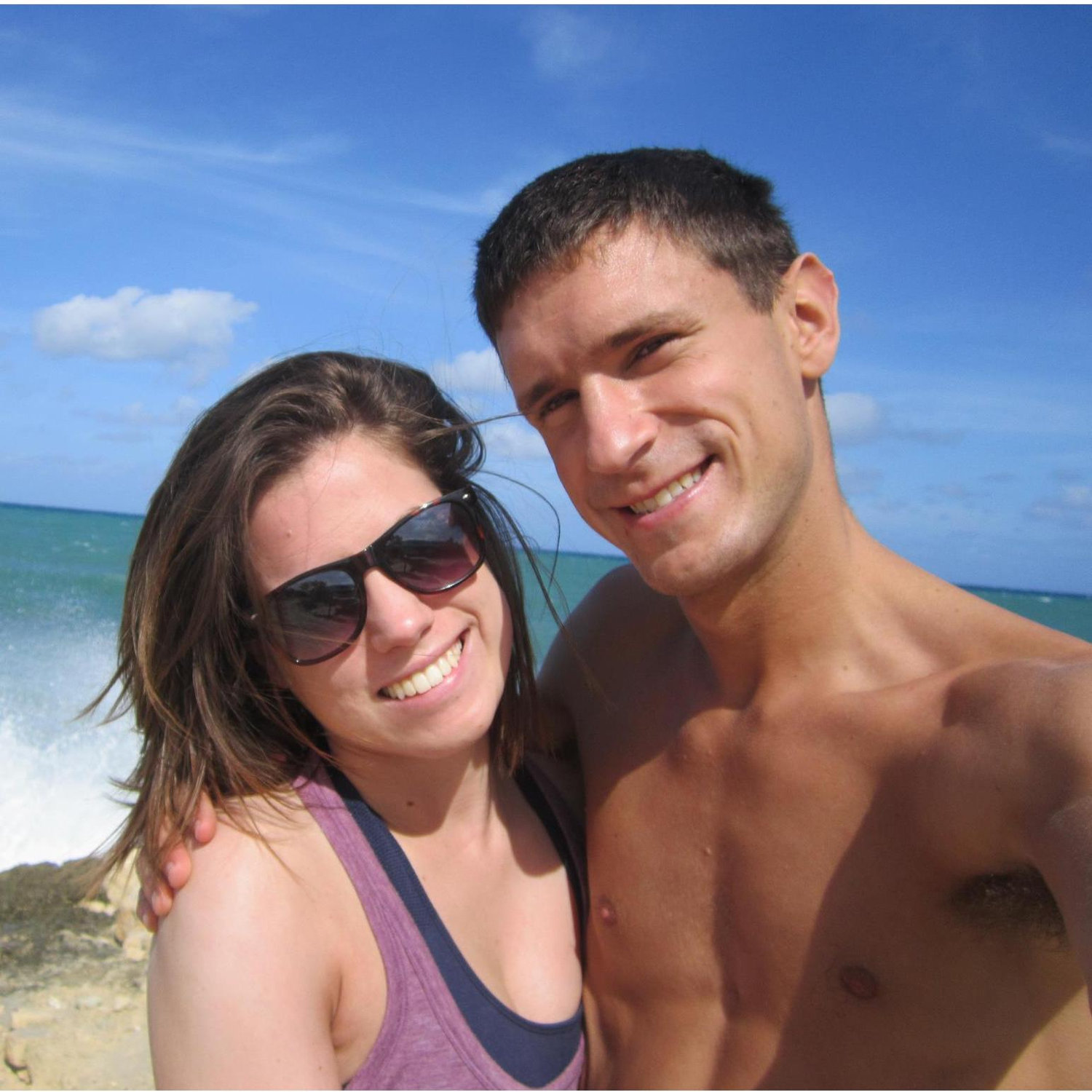 Our first vacation together in Jamaica
