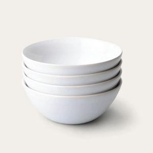 Breakfast Bowls Pearl White