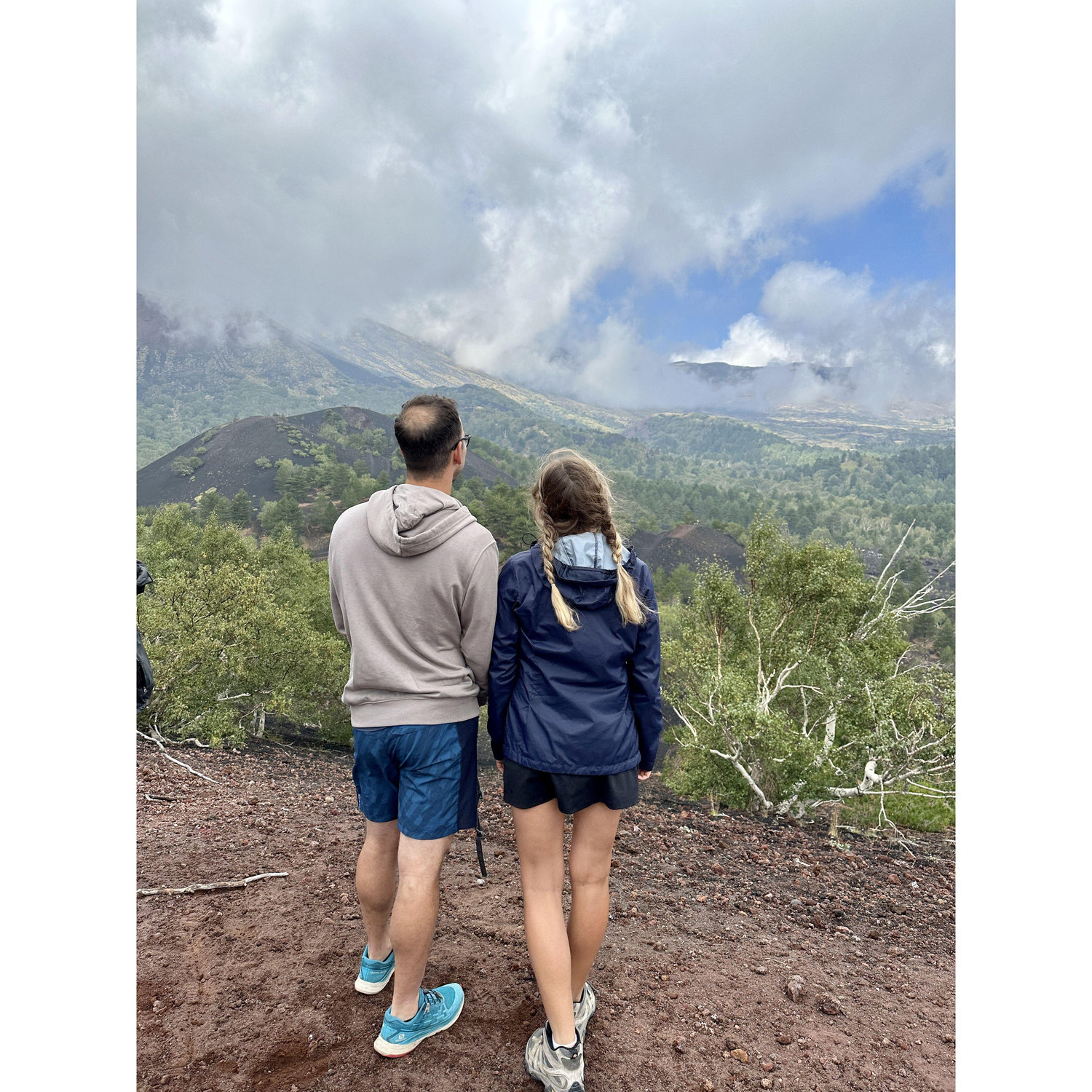 Touring Mount Etna.