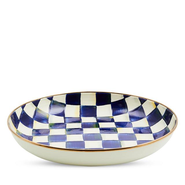 MacKenzie-Childs Royal Check Enamel Abundant Bowl