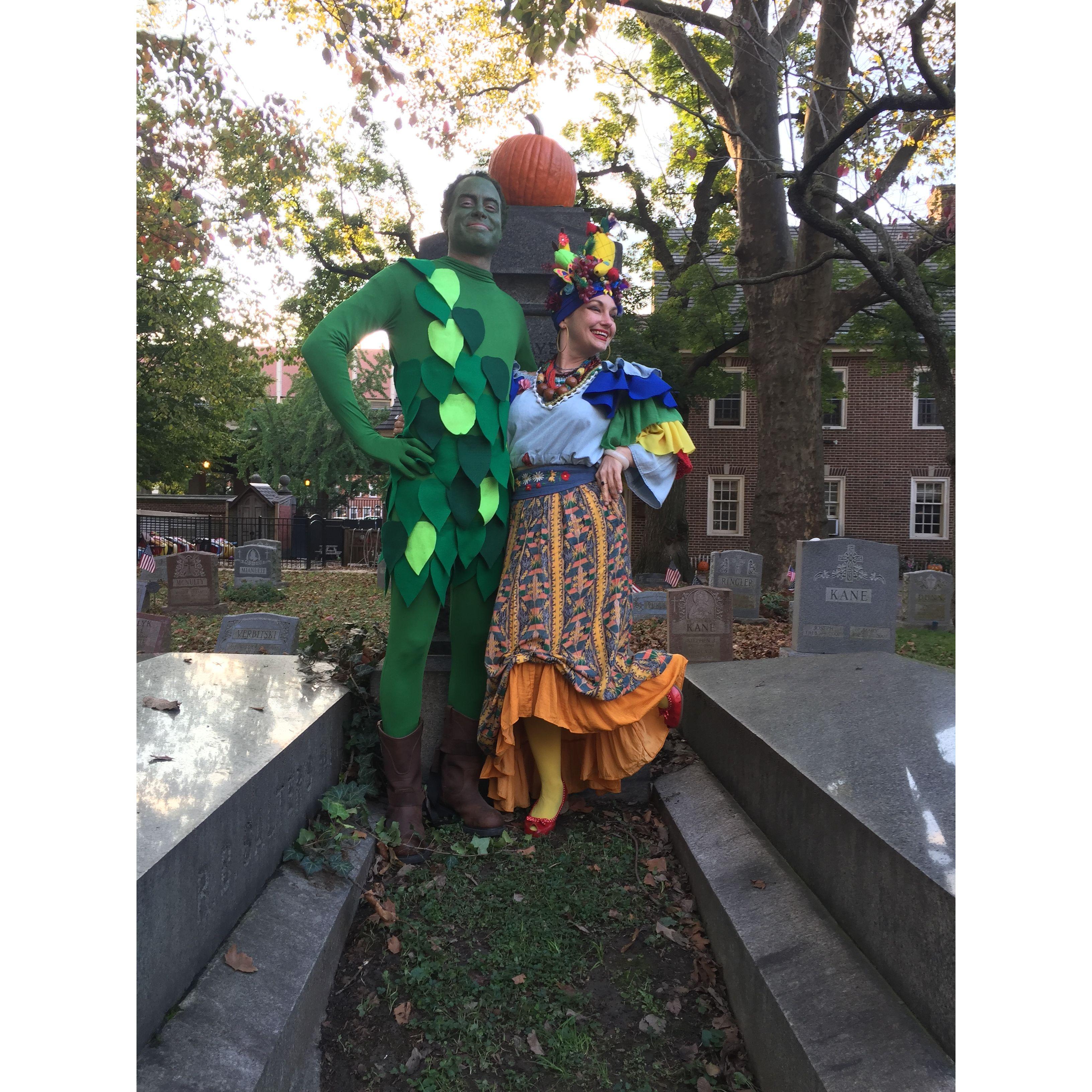 The Jolly Green Giant and Chaquita Banana - Halloween '20