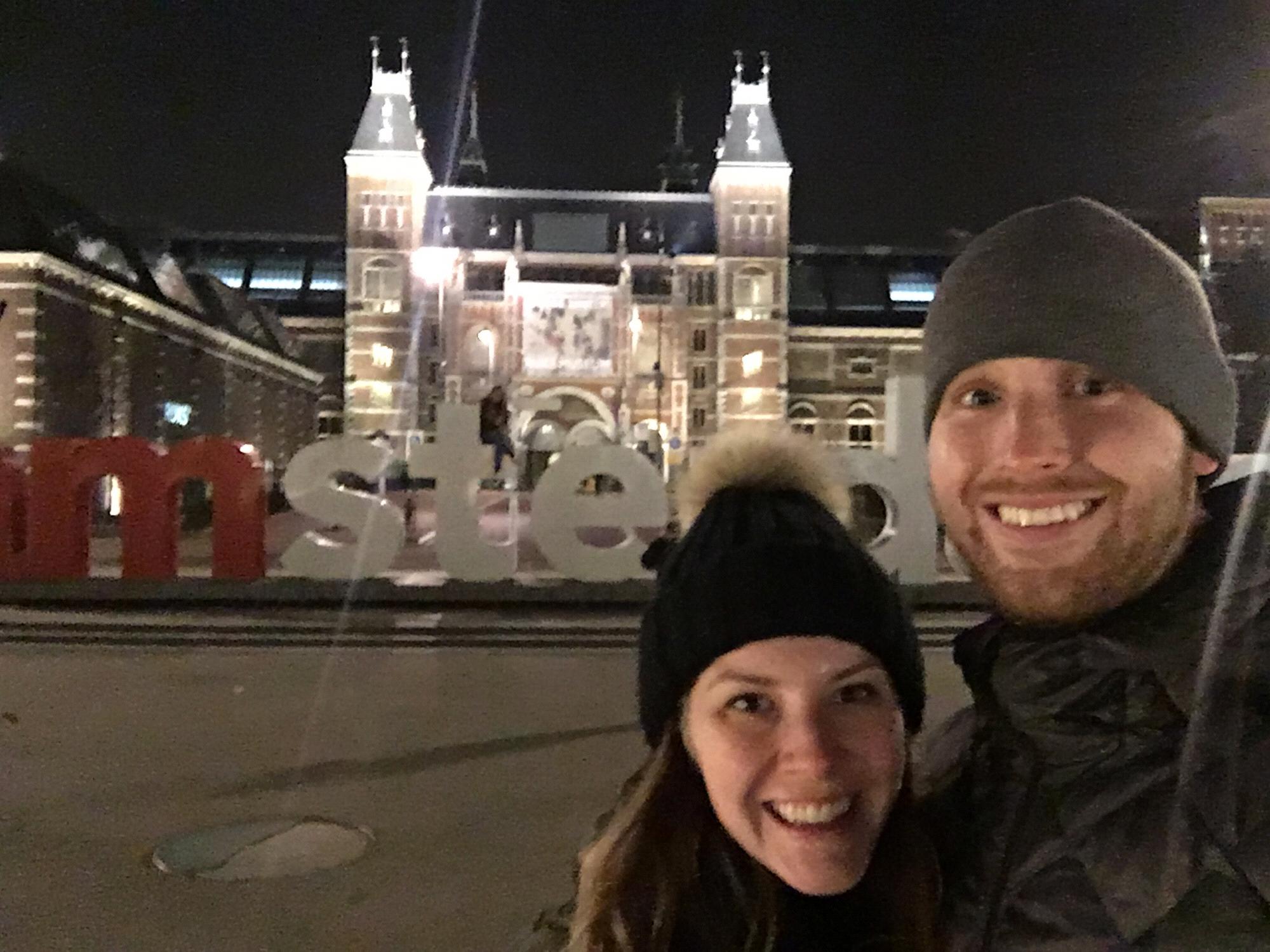 The first international trip together