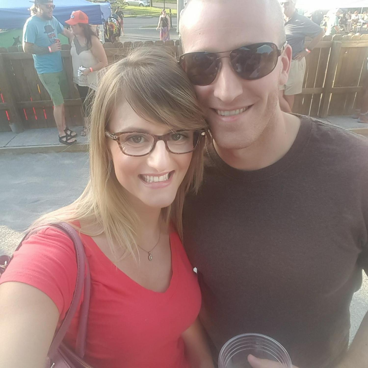 Tony’s first visit to Roanoke when we started dating the second time♥️ we were both already so in love!