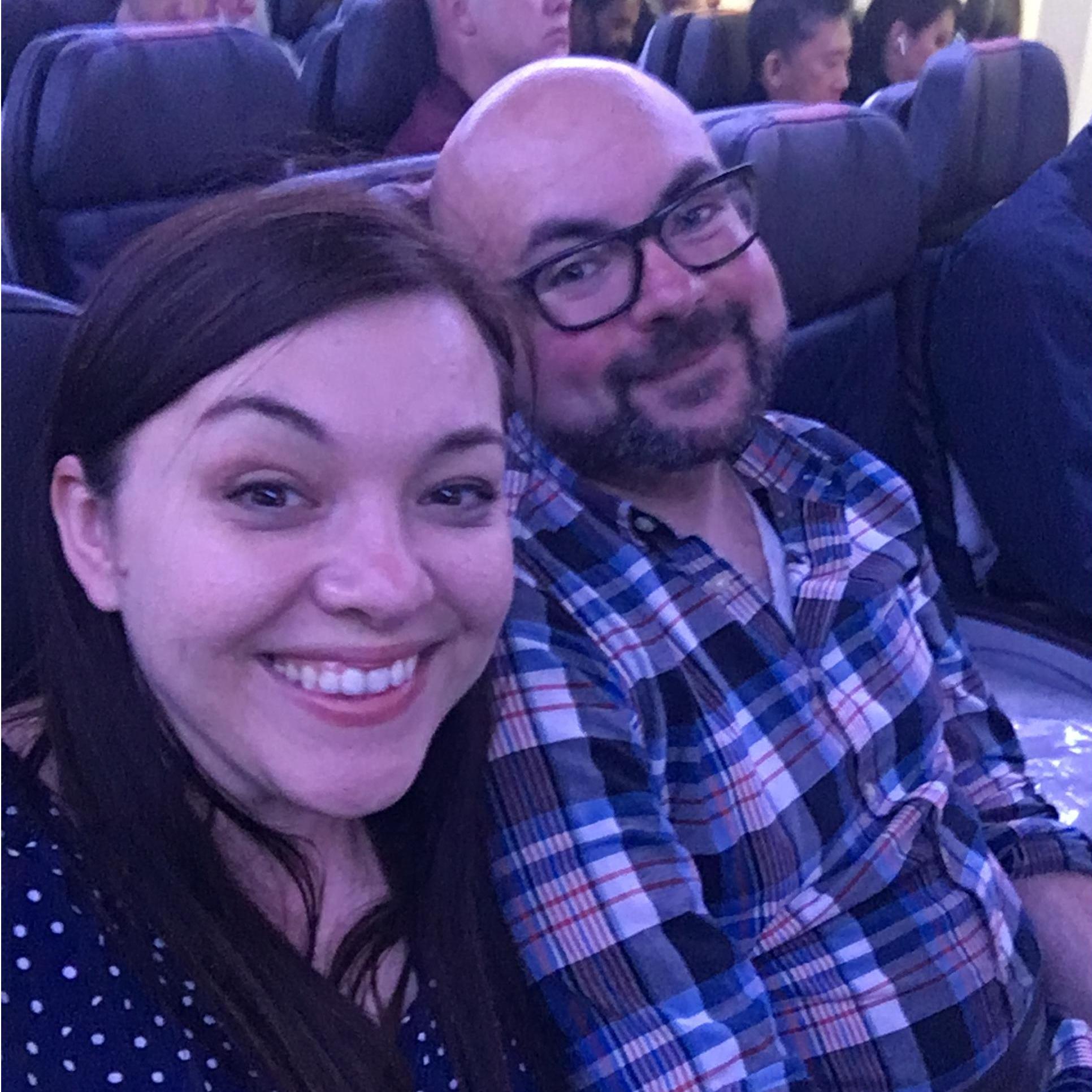 On our way to London.  Joanna, how sure were you that this trip was the proposal trip? - Kyle
I wasn't. like maybe 3 percent sure. You surprised me! - Joanna