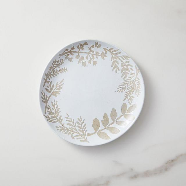 Richmond Botanical Salad Plate, White