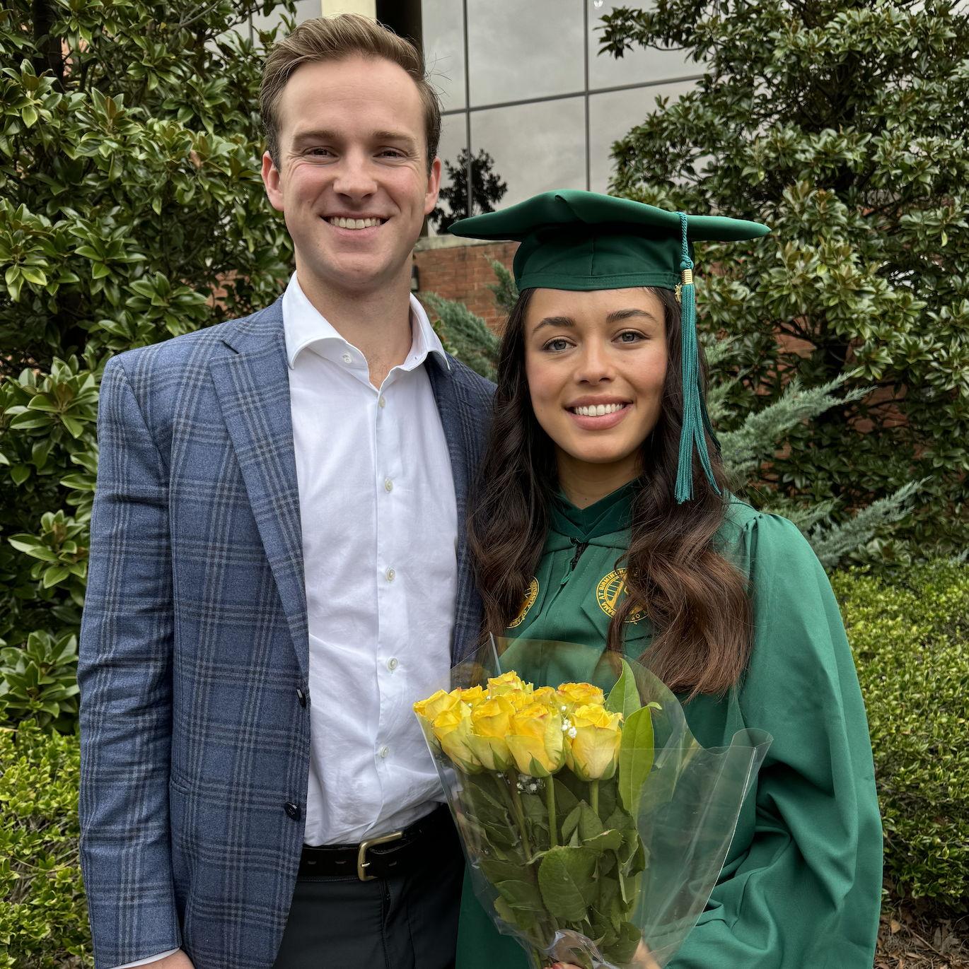 Bill was Charlotte's biggest support while she studied to achieve a Masters in Physician Assistant Studies in Birmingham, Alabama:) Fun fact: Bill was born in Birmingham!