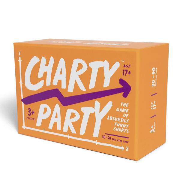 Charty Party - Hilarious Math Party Game - for 3 or More Players - 30 to 90 Play Time - Card Game for Adults, Super Fun Hilarious for Family Party Game Night - Age 17+