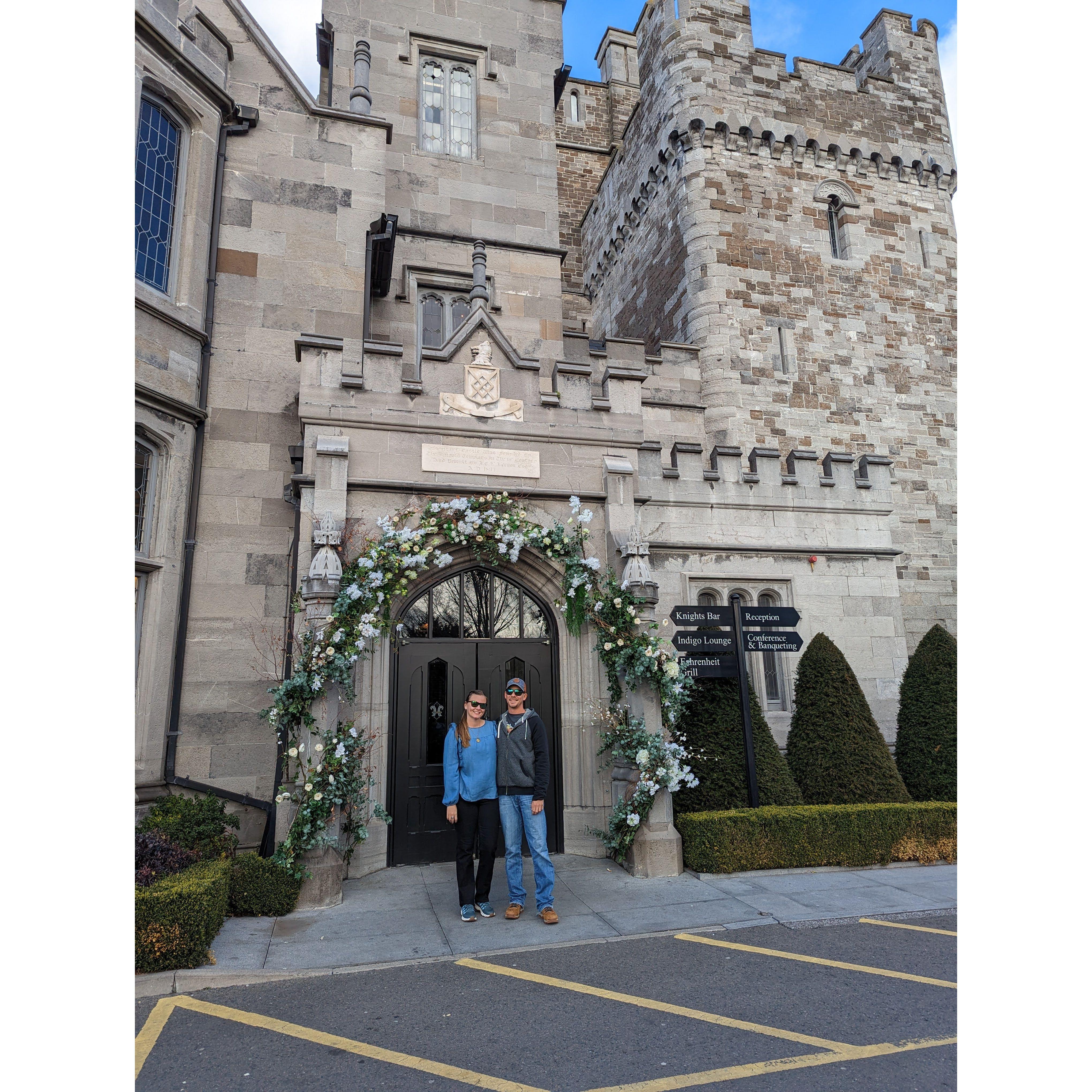 A beautiful castle we stayed in on our Ireland Trip.