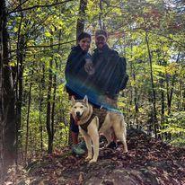 Our first hike in Cville when Ashley returned from Qatar