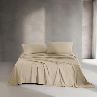 Washed Percale 4-Piece Sheet Set