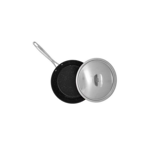Nordic Ware Basalt 2 Piece 12 Inch Sauté Skillet with Lid