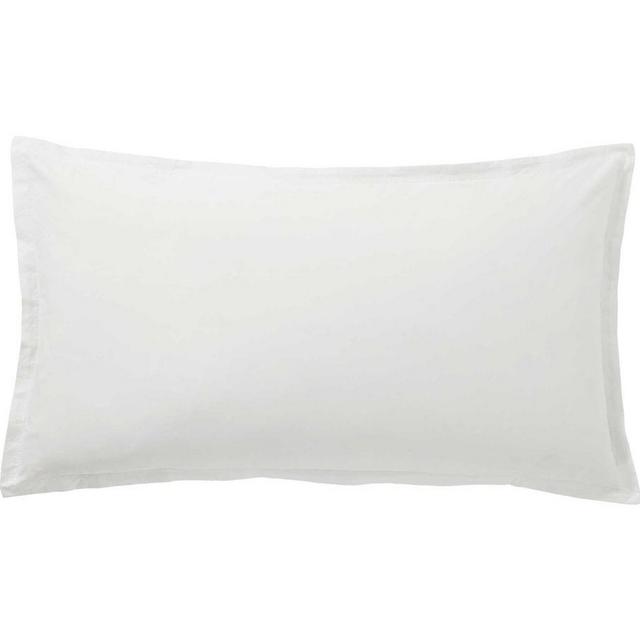 Spencer Washed Organic Cotton Sham, King, White