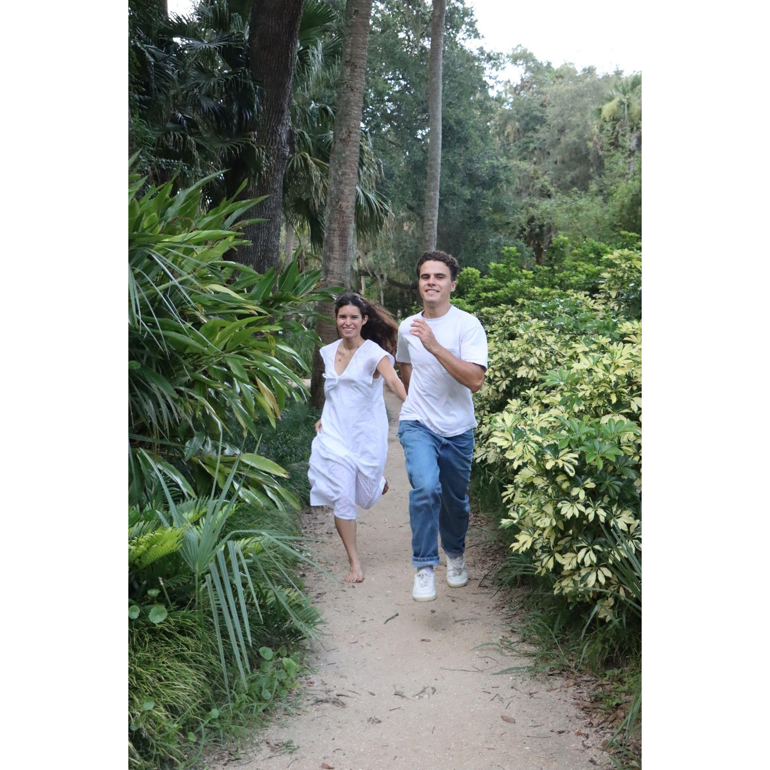 I remember us waving goodbye to each other from a distance at church. We both smiled.