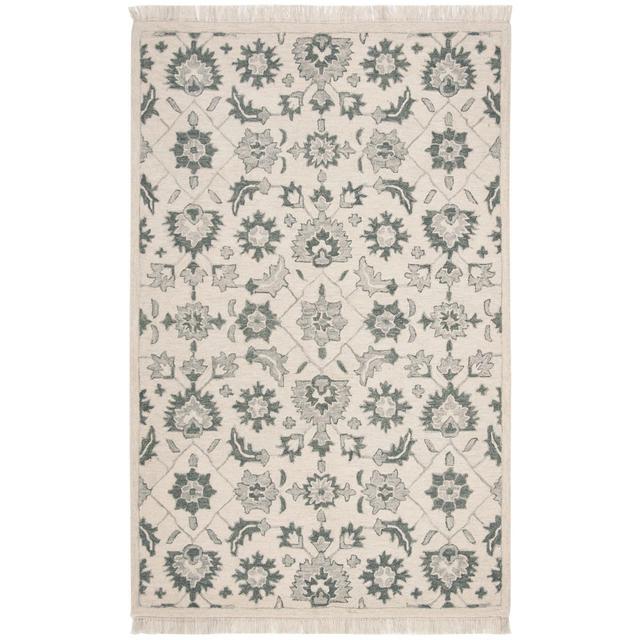5'x8' Janice Shapes Tufted Area Rug Green/Gray - Safavieh