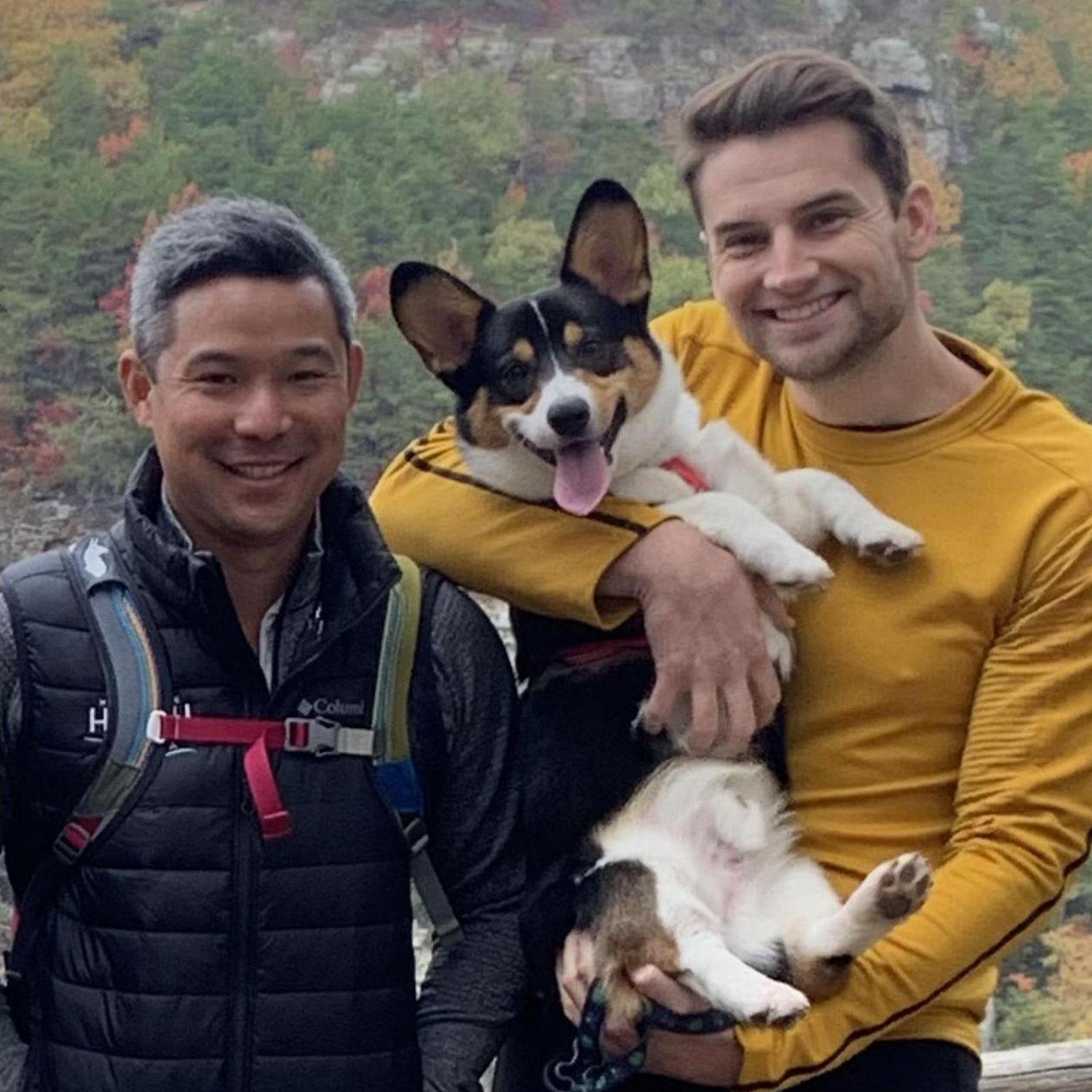 11/5/21: Winston's first big boy hike around Cloudland Canyon.