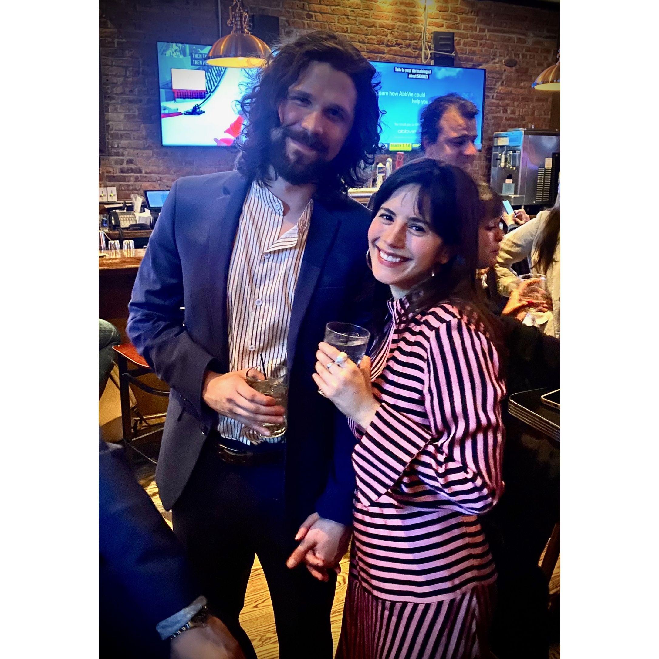 Celebrating our friend, Joao, with lots of stripes!