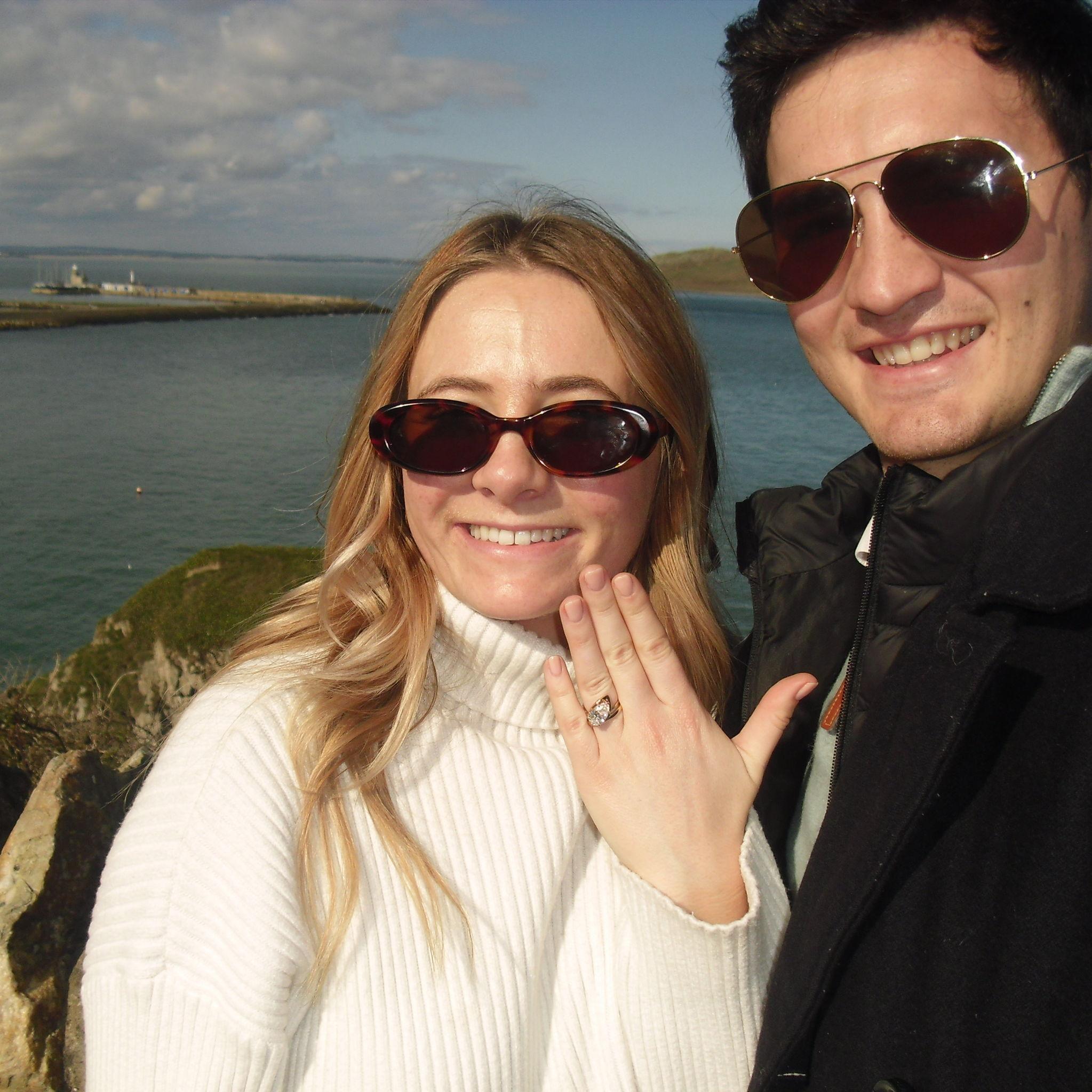 We got engaged in Dublin, Ireland - 3/15/2025