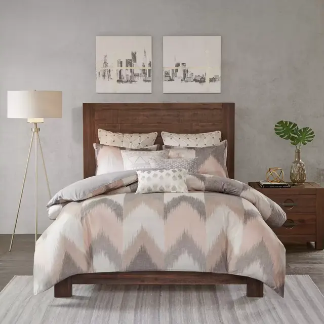 INK+IVY Alpine Full/Queen Comforter Set in Blush