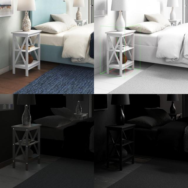 Adeliza 24.41'' Tall Nightstand