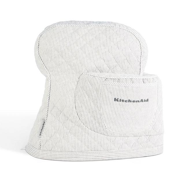 KA FITTED TILT-HEAD TICKING STRIPE MIXER COVER CHARCOAL GREY 14.4X18X10 1PK