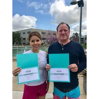 We Got Baptized Together At Mariners Church!!  An amazing new beginning in our walk with Christ.