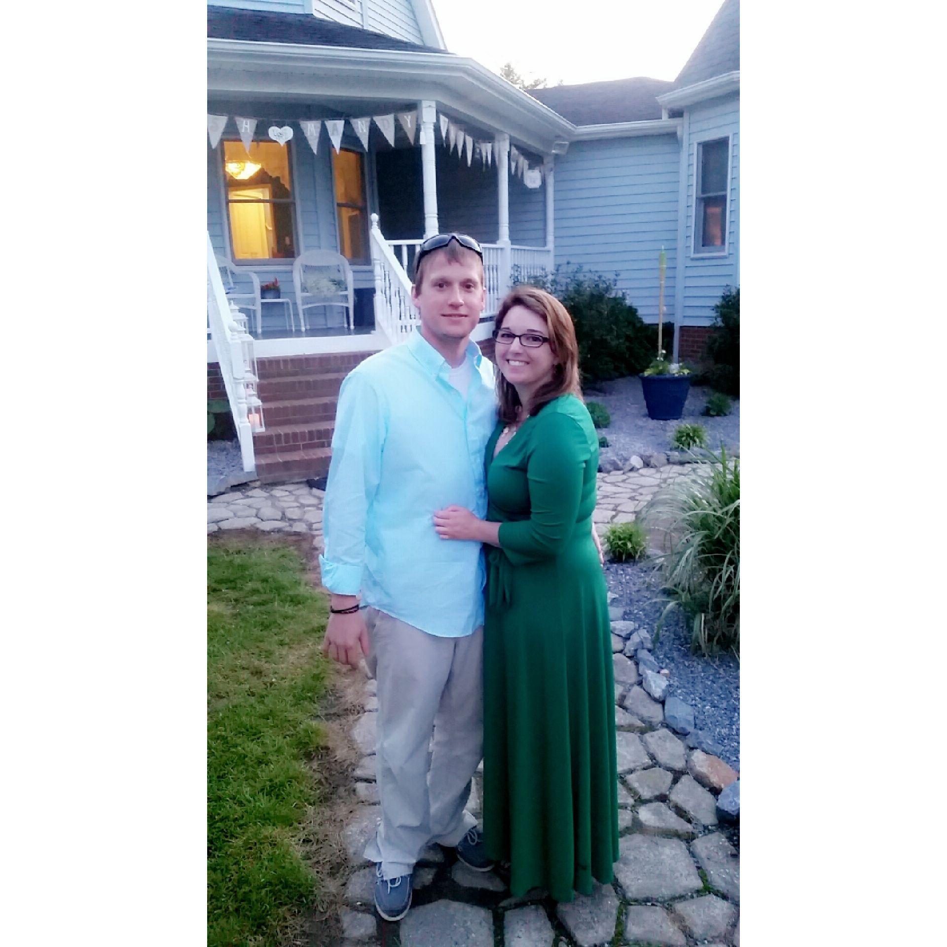 Our very first picture together in 2016.