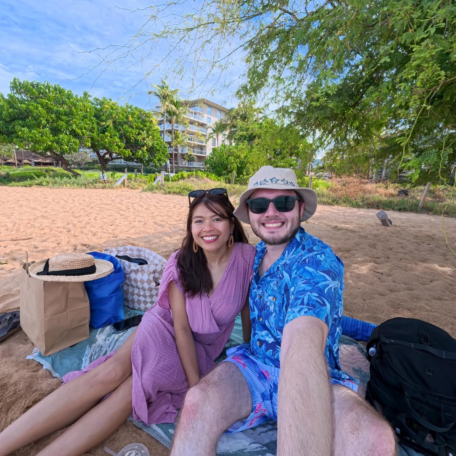 Just beaching around in Maui!