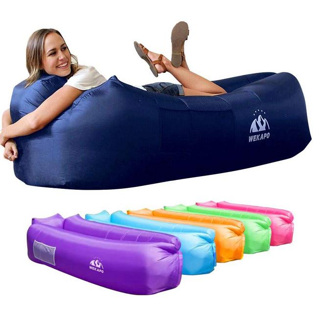 Wekapo Inflatable Lounger Air Sofa Hammock-Portable,Water Proof& Anti-Air Leaking Design-Ideal Couch for Backyard Lakeside Beach Traveling Camping Picnics & Music Festivals