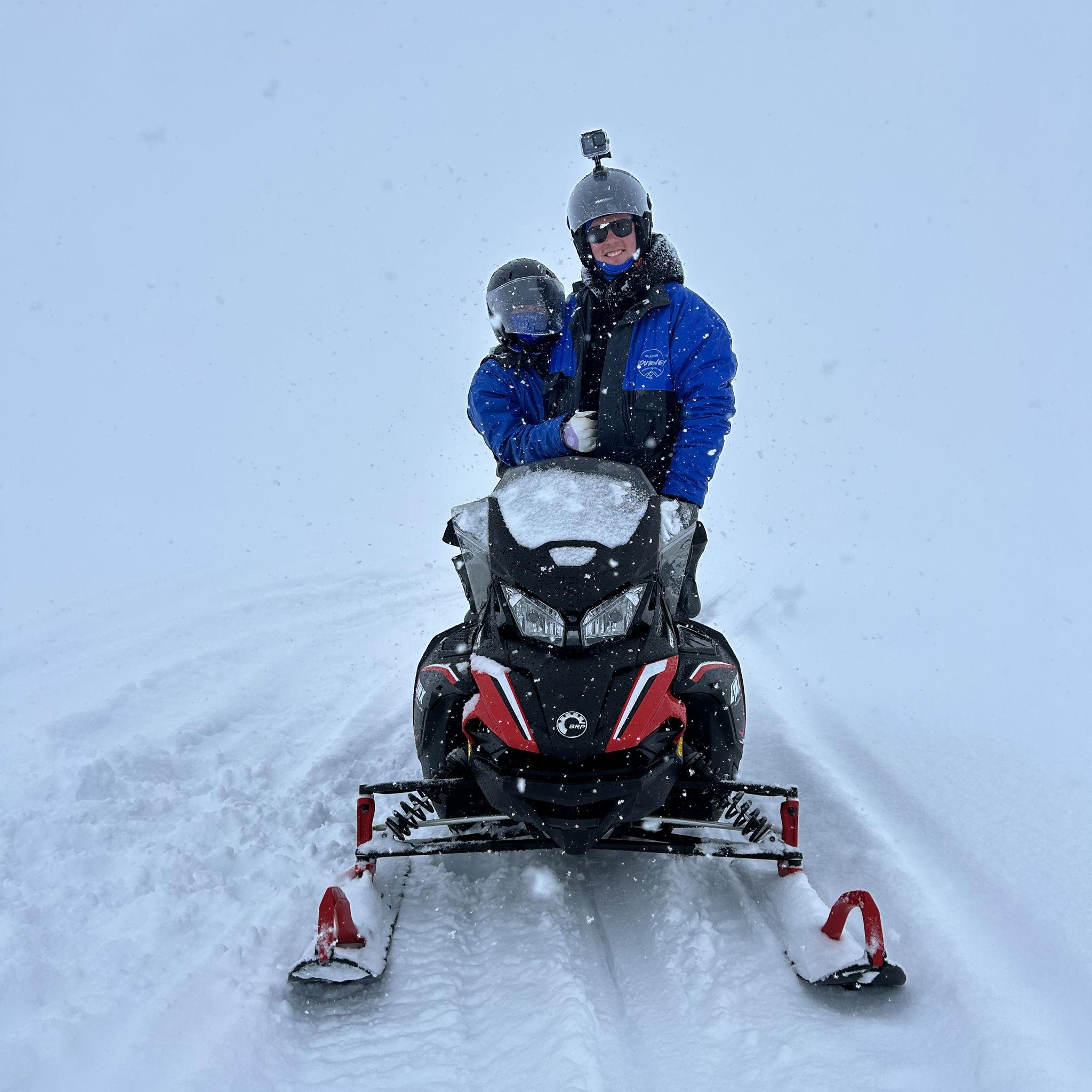 Snowmobiling on Iceland's biggest glacier!