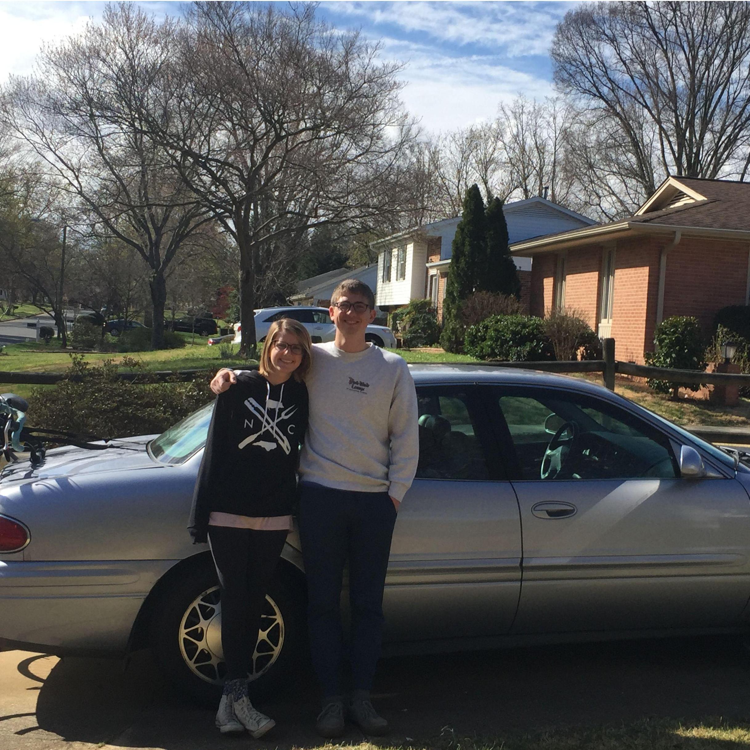 Right before our cross-country trek in 2017 to move Danny to California!