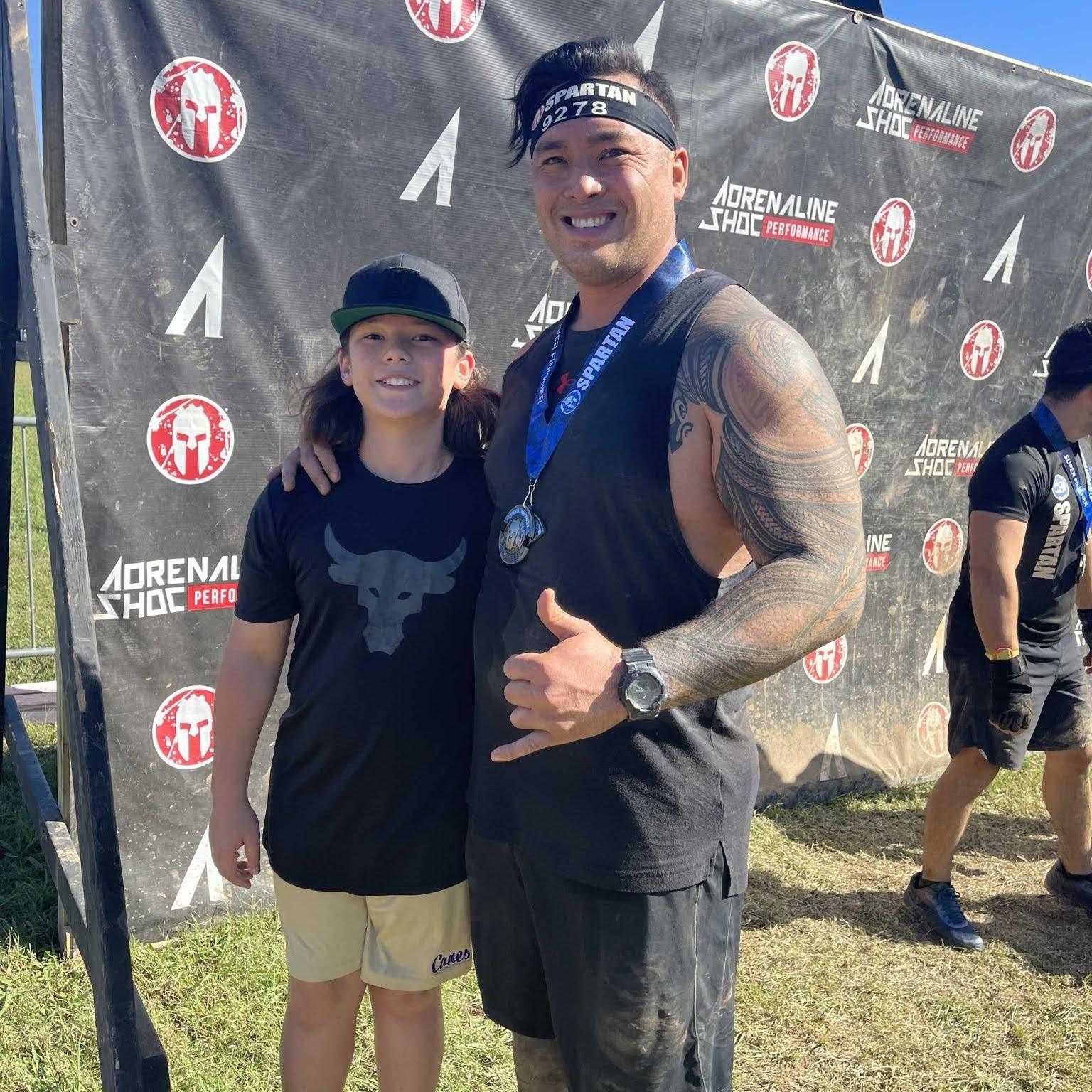 Darryl's first Spartan race! October 2021