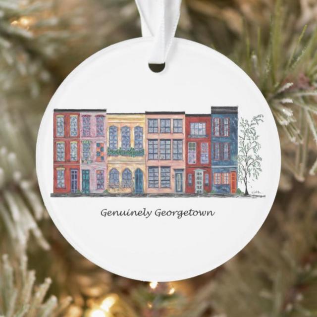Georgetown Christmas Ornament