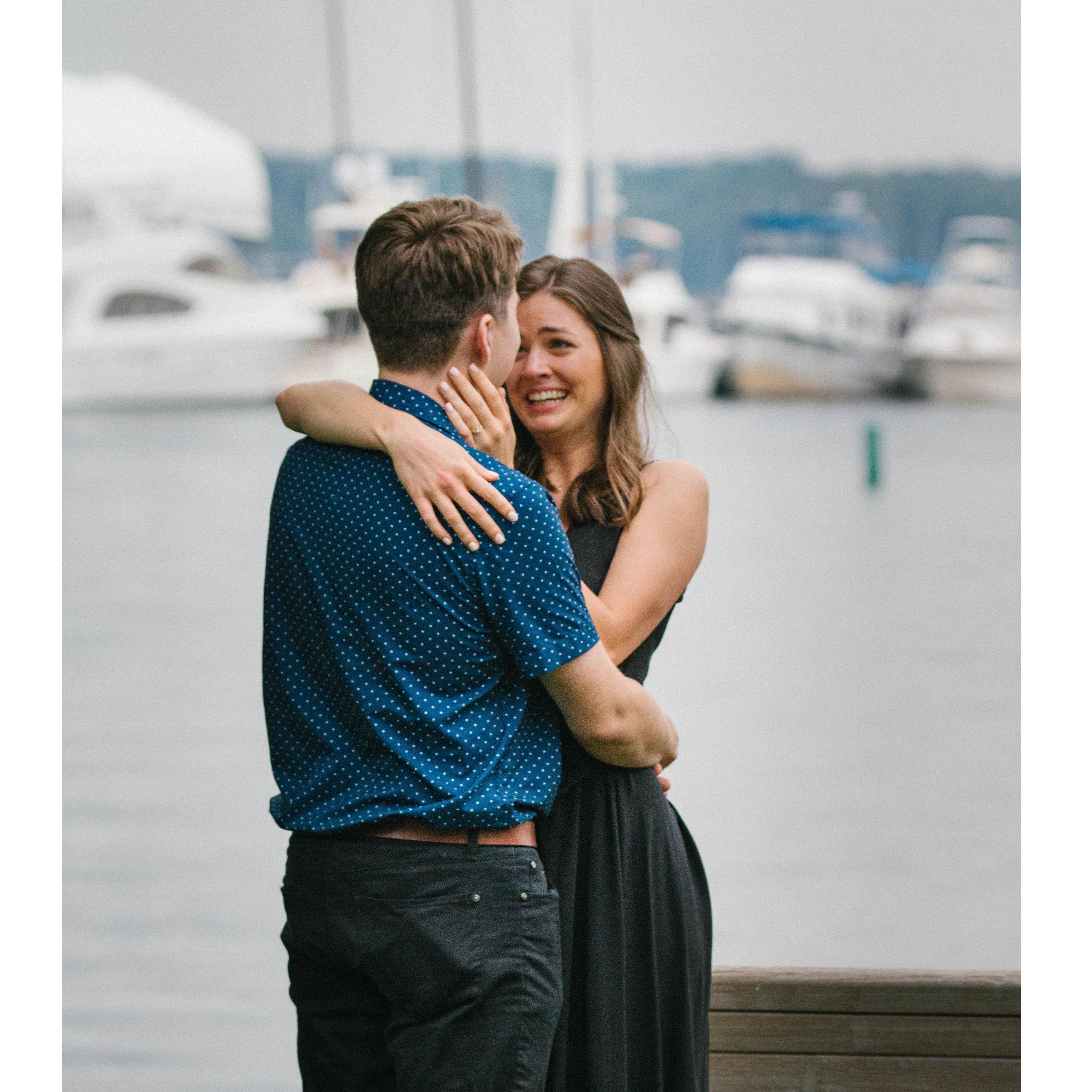 She said "Yes"!