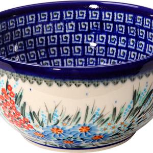 Polish Pottery Royal Blue Bowl