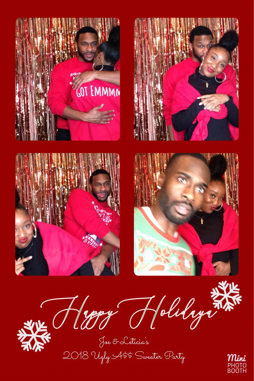 Throwing our first Christmas party together December 2018