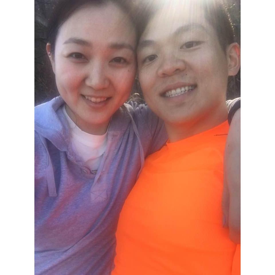 Our first hike together. We agreed to go on a nice simple hike but it ended up taking us three hours!