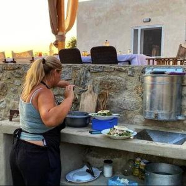 Cooking Class Sunset Dinner and Tour in Paros Farm for our Honeymoon!