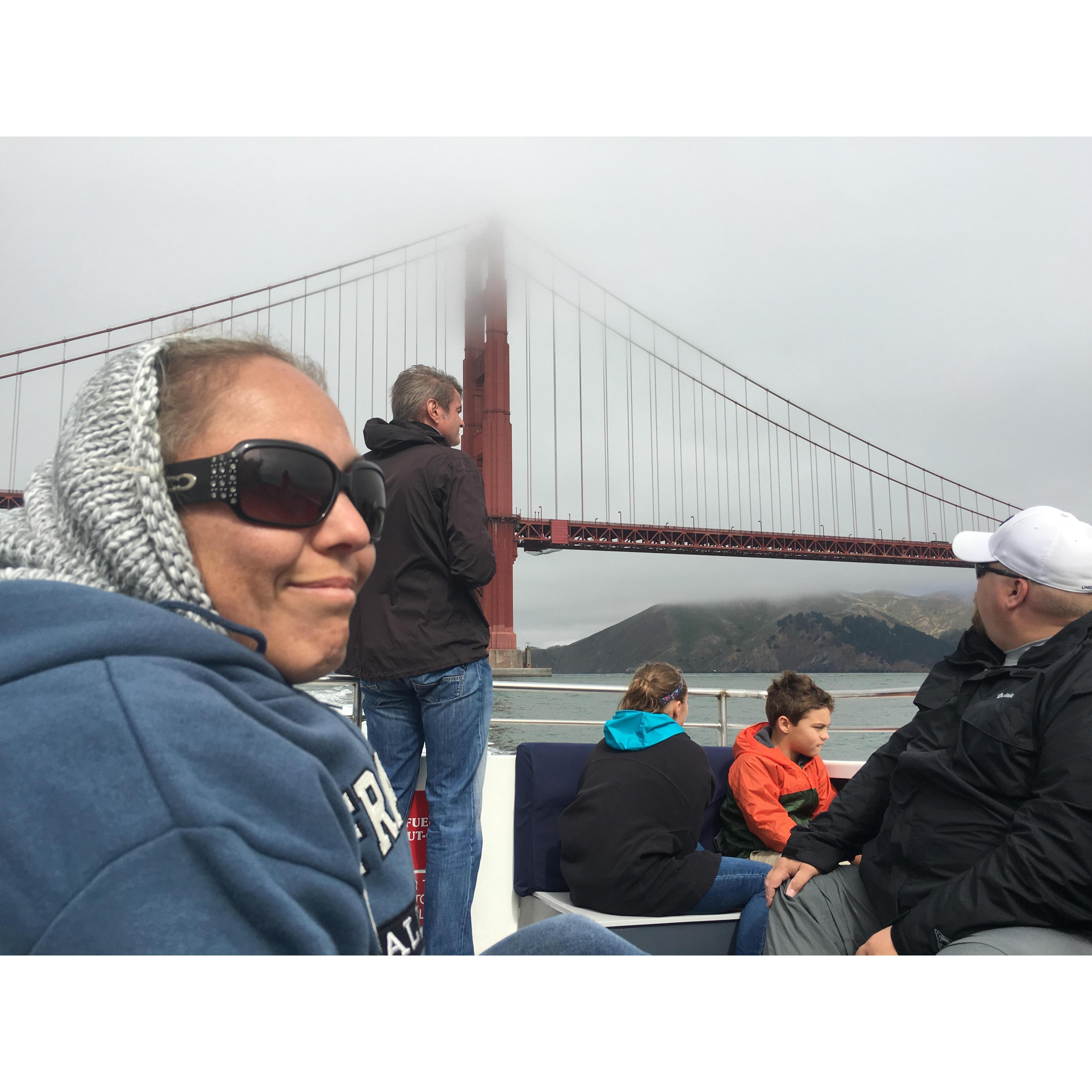 Whale watching in San Francisco Bay. So many great memories with my future wife. XOXO