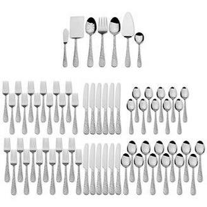 67-Pc. Garland Frost Flatware & Hostess Set Service for 12