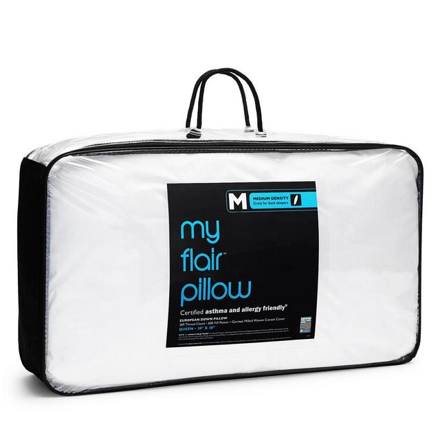 Bloomingdale's My Flair Asthma & Allergy Friendly® Medium Down Pillow, Queen - 100% Exclusive