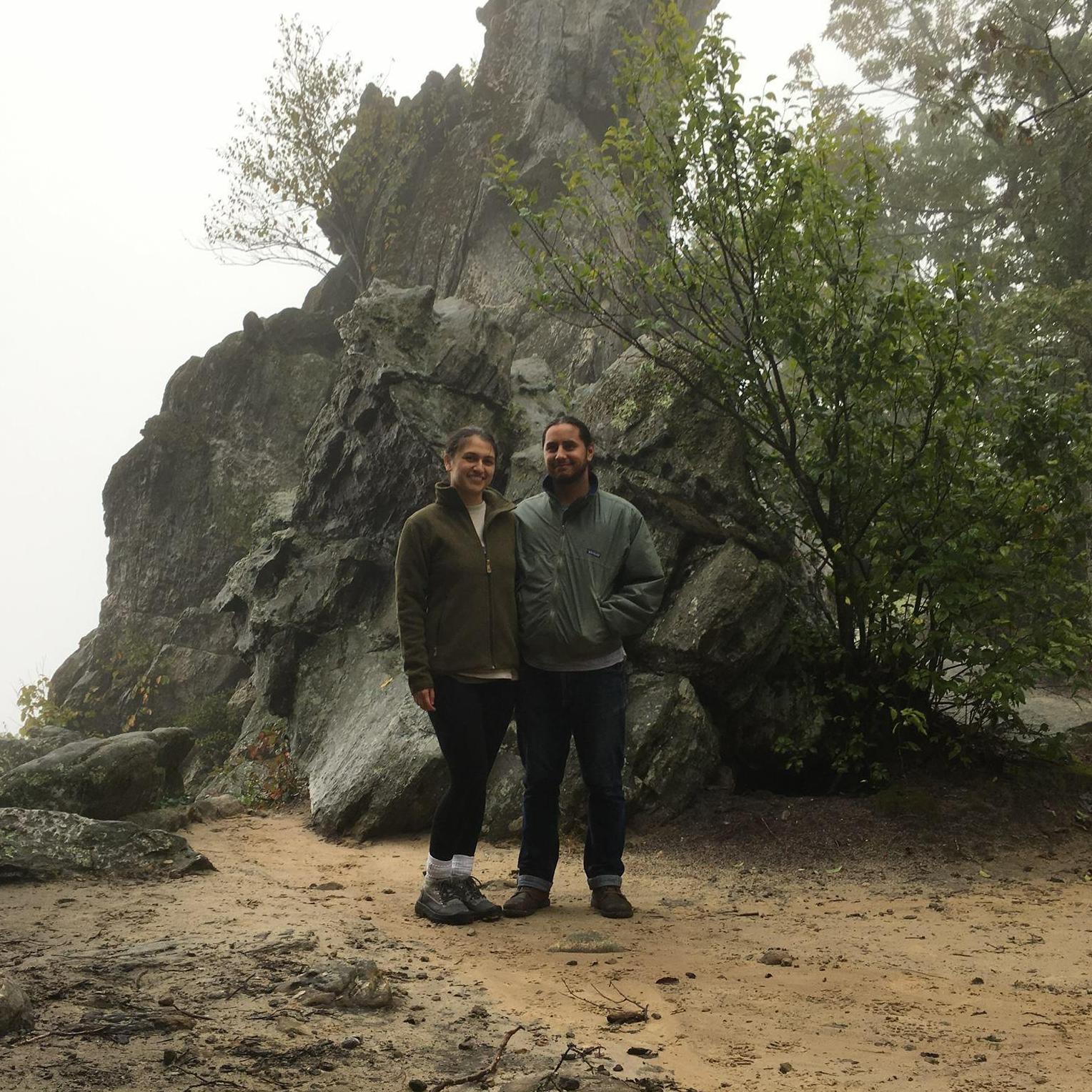 A tough hike to Dragon's Tooth and mountaintop mimosas to celebrate Abigail McCarter's birthday.