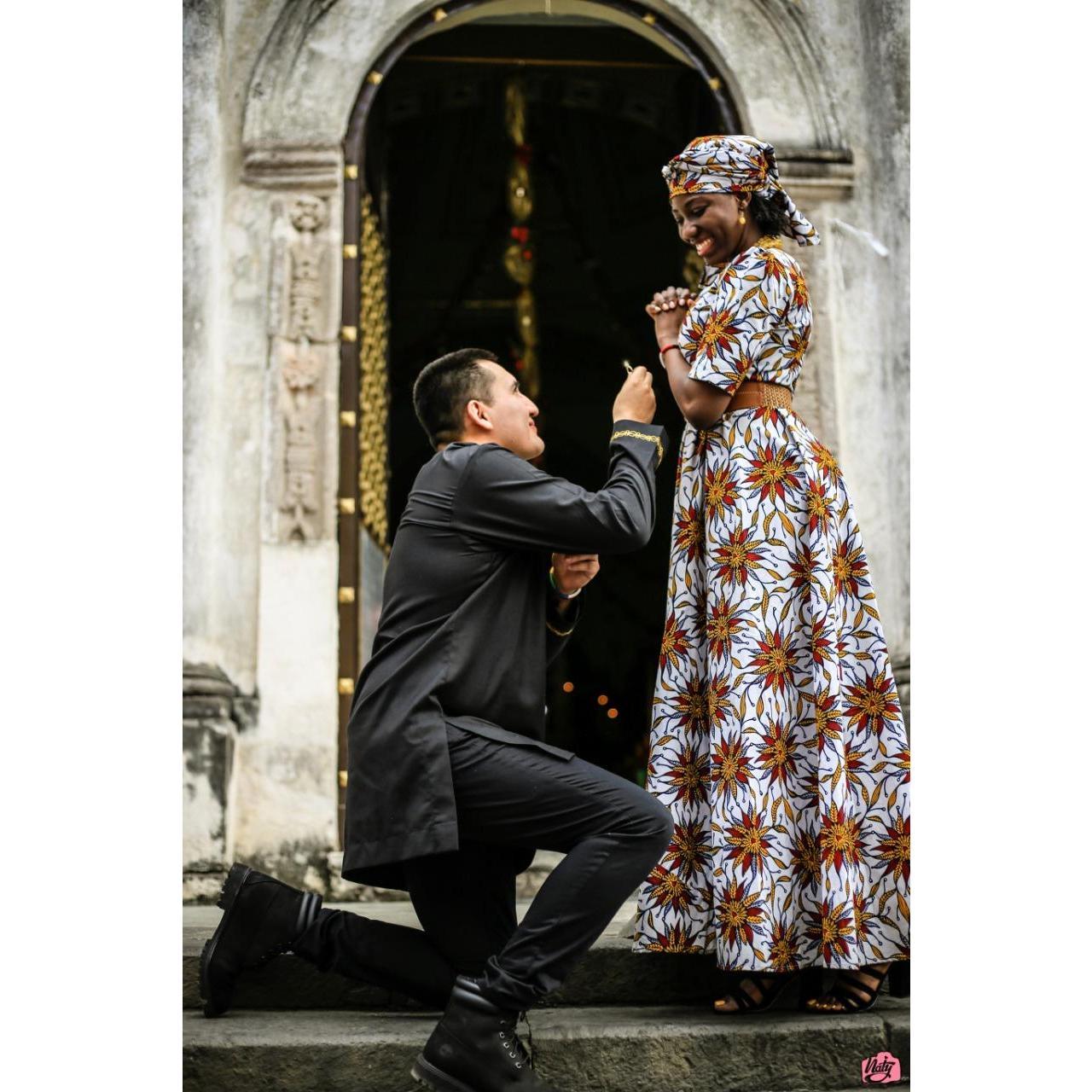 That's how I looked when he proposed to me