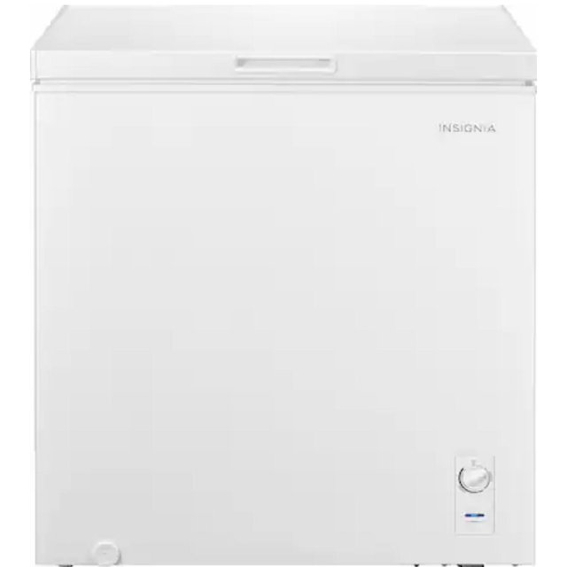Insignia™ - 7 Cu. Ft. Garage-Ready Chest Freezer - White