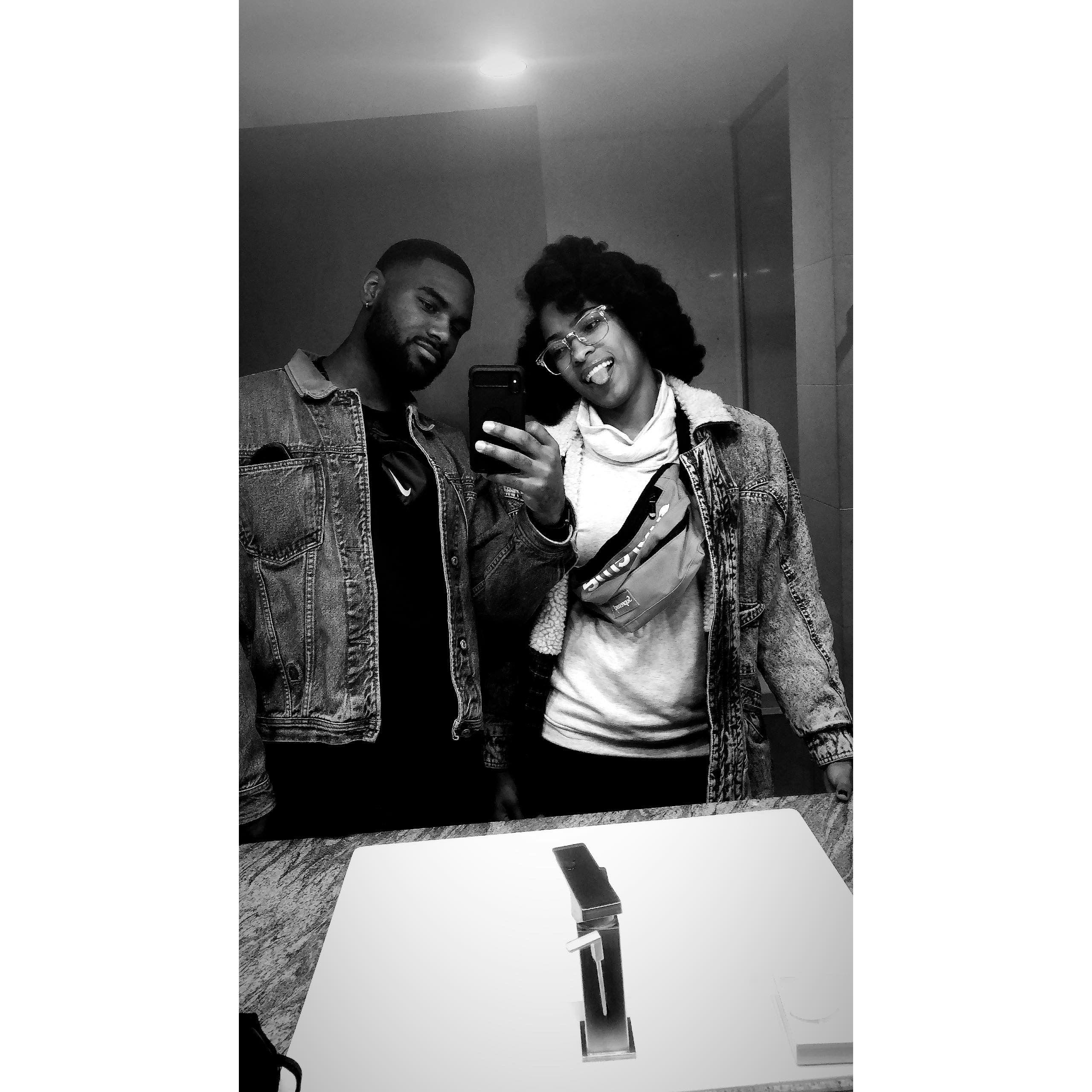 Checked into our hotel on our first trip to Vegas.